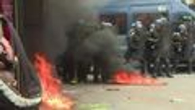Violentas protestas dan inicio a semana de huelgas en Francia