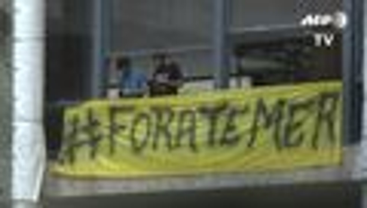 Manifestantes anti-Temer invaden ministerio en Brasil