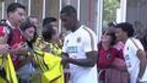 Jugadores de la Selección Colombiana compartieron con los hinchas en Chicago