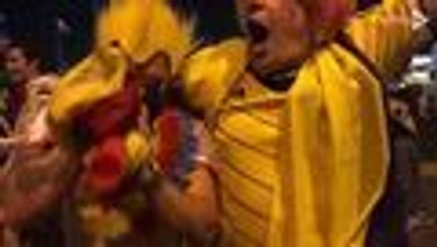 Así celebraron los hinchas el triunfo de la Selección Colombia en Pasadena