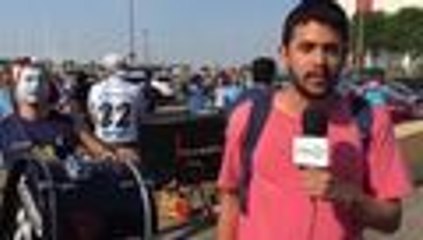 LOS HINCHAS DE LA SELECCIÓN ARGENTINA PRENDIERON LA FIESTA EN EL METLIFE STADIUM