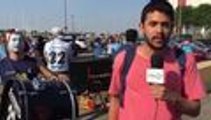 LOS HINCHAS DE LA SELECCIÓN ARGENTINA PRENDIERON LA FIESTA EN EL METLIFE STADIUM