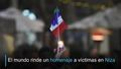 Video: así rindieron homenaje alrededor del mundo a víctimas de atentado en Niza