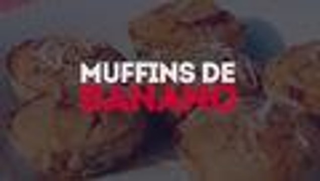 Muffins de Banano especial amor y amistad
