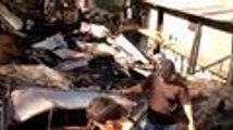En video: recorrido por la zona del incendio que arrasó con 30 viviendas en Cali
