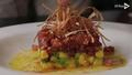 Tartar de atún tumaqueño