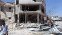 En video: bombardeos rusos frenan avance de los rebeldes en Alepo, Siria