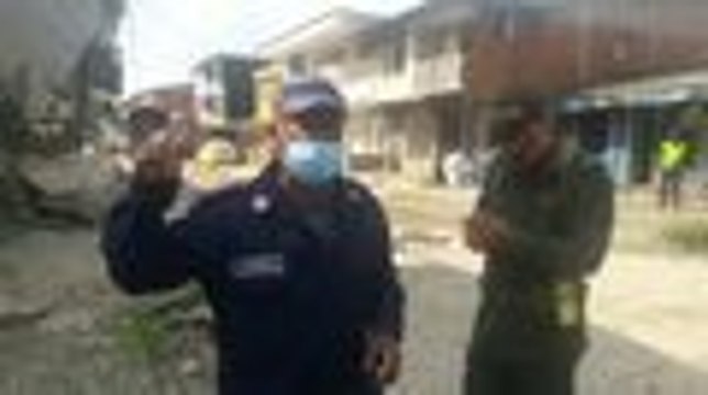 Edificio colapsado en Buenaventura deja tres personas heridas