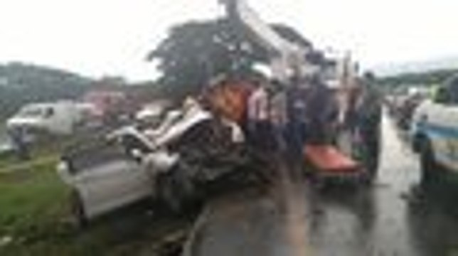 Accidente de tránsito en la recta Cali - Palmira