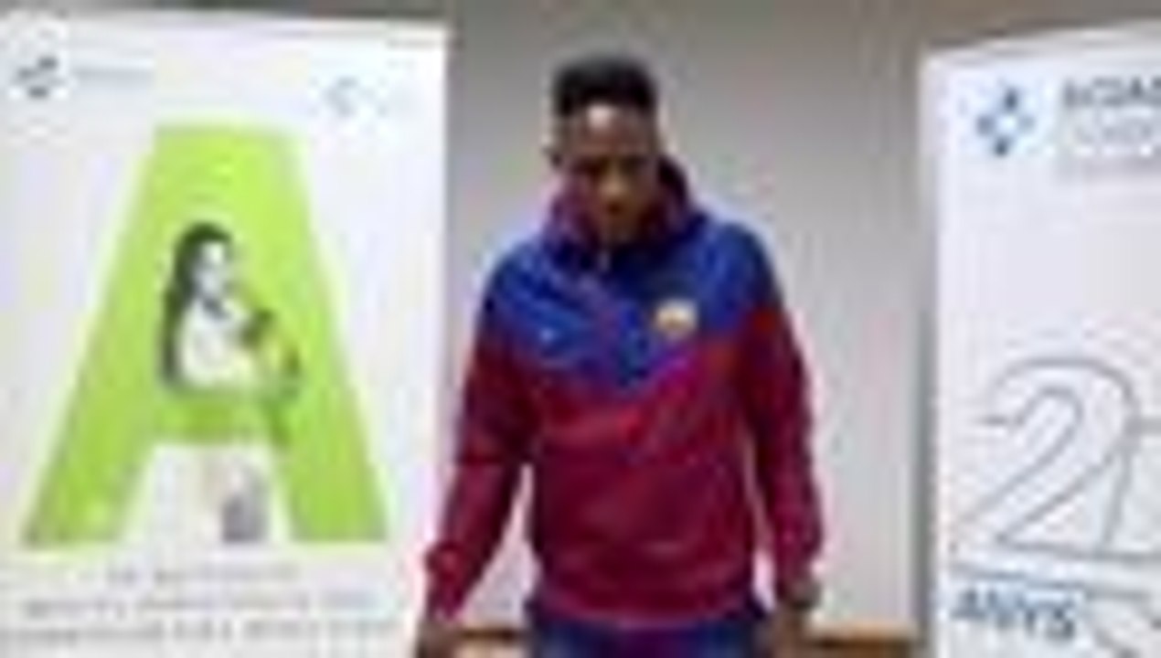 Yerry Mina ya ejerce como barcelonista.mp4