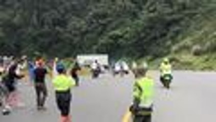 Nairo Quintana celebra su cumpleaños no. 28 en el Alto de La Línea