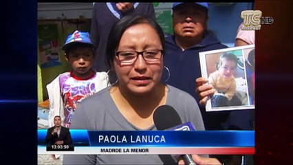Reportan desaparición de niña de dos años en Quito