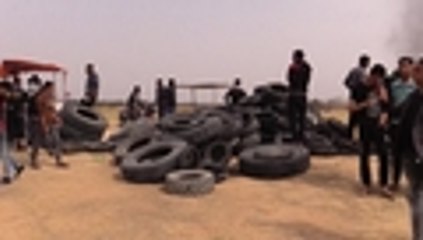 ¿cómo se vive en los campamentos de protesta de la frontera entre Gaza e Israel?