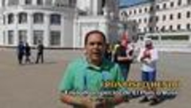 Hinchas Polacos y Colombianos en Kazam