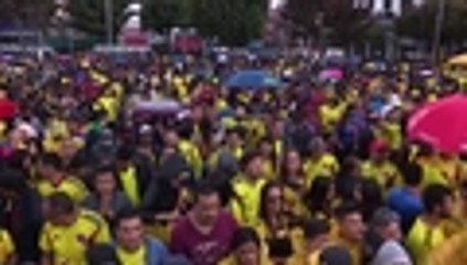 De la alegría a la angustia, así se vivió el partido de Colombia en el país