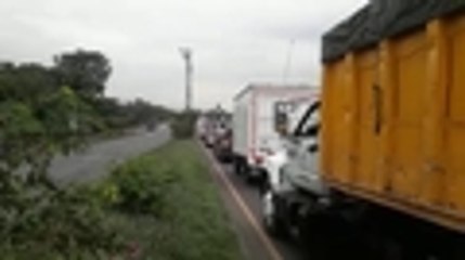 Congestión en la vía Cali - Yumbo