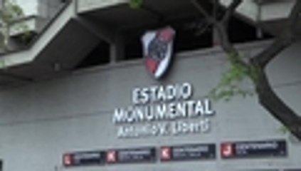 En video: el 'Monumental' se engalana de rojo y blanco para recibir la final de River y Boca