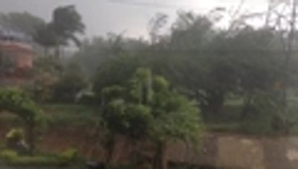 Fuerte aguacero con granizo en Jamundí