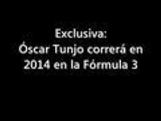 Óscar Tunjo correrá la Fórmula 3 en 2014