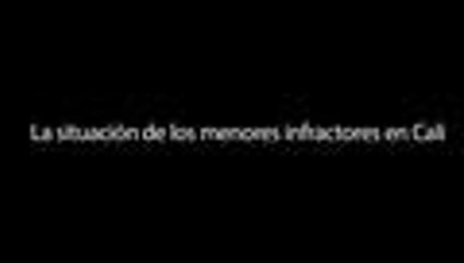 Así viven los menores infractores en Cali