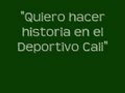 Quiero hacer historia con Deportivo Cali : Hárrison Mojica