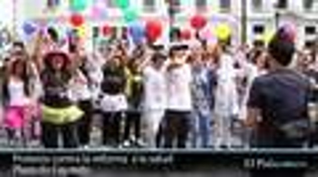 Cali vivió una nueva marcha en rechazo a reforma a la salud