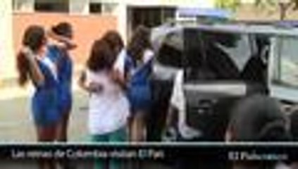 Señorita Colombia visita El País