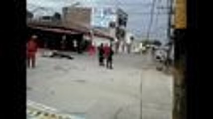 Video: Pradera, minutos despu√©s del atentado que dej√≥ un muerto
