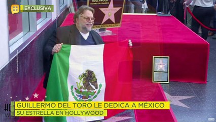 Guillermo del Toro le dedica a México su estrella en Hollywood. | Ventaneando