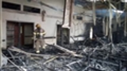 Incendio en el barrio La Primavera afectó una iglesia cristiana