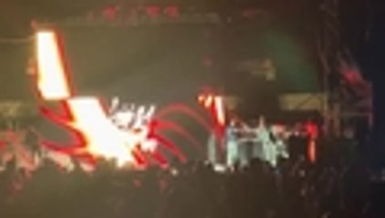 Insultos de Luigi en concierto de reguetón