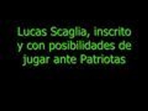 Lucas Scaglia, inscrito en Deportivo Cali y jugar√≠a ante Patriotas