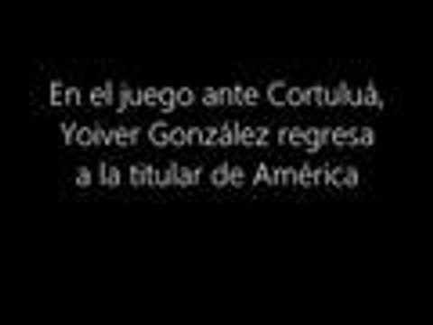 Yoiver Gonz√°lez regresa a la titular del Am√©rica de Cali