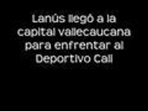 Llegó Lanús, próximo rival del Deportivo Cali en la Copa Libertadores