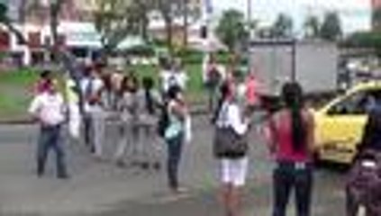 Download Video: Transportadores protestan en Cali por salida de circulación de buses de Coomoepal