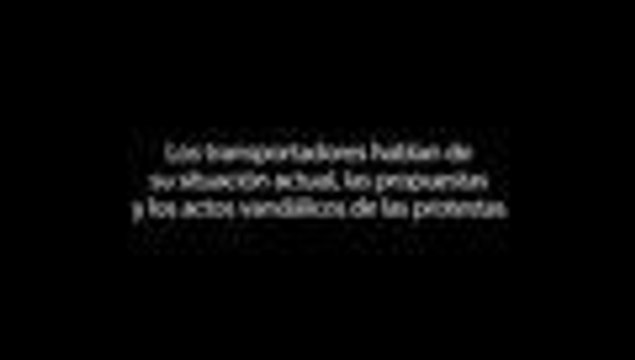 Video: Estos son los líderes de los transportadores que entraron en paro esta semana en Cali