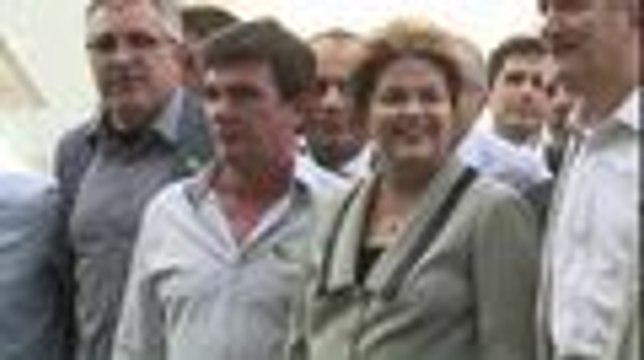 Dilma Rousseff visitó el estadio Arena Corinthians de Sao Paulo