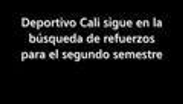 Deportivo Cali busca volante 10 y delantero goleador