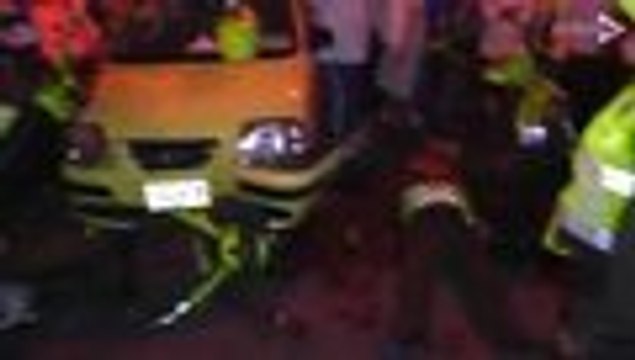 Video: dos polic√≠as heridos durante persecuci√≥n por hurto en Cali