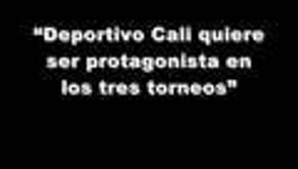 "Deportivo Cali quiere ser protagonista en los tres torneos": Sergio Herrrera