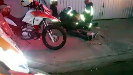 Duas pessoas ficam feridas em acidente no Bairro São Cristóvão