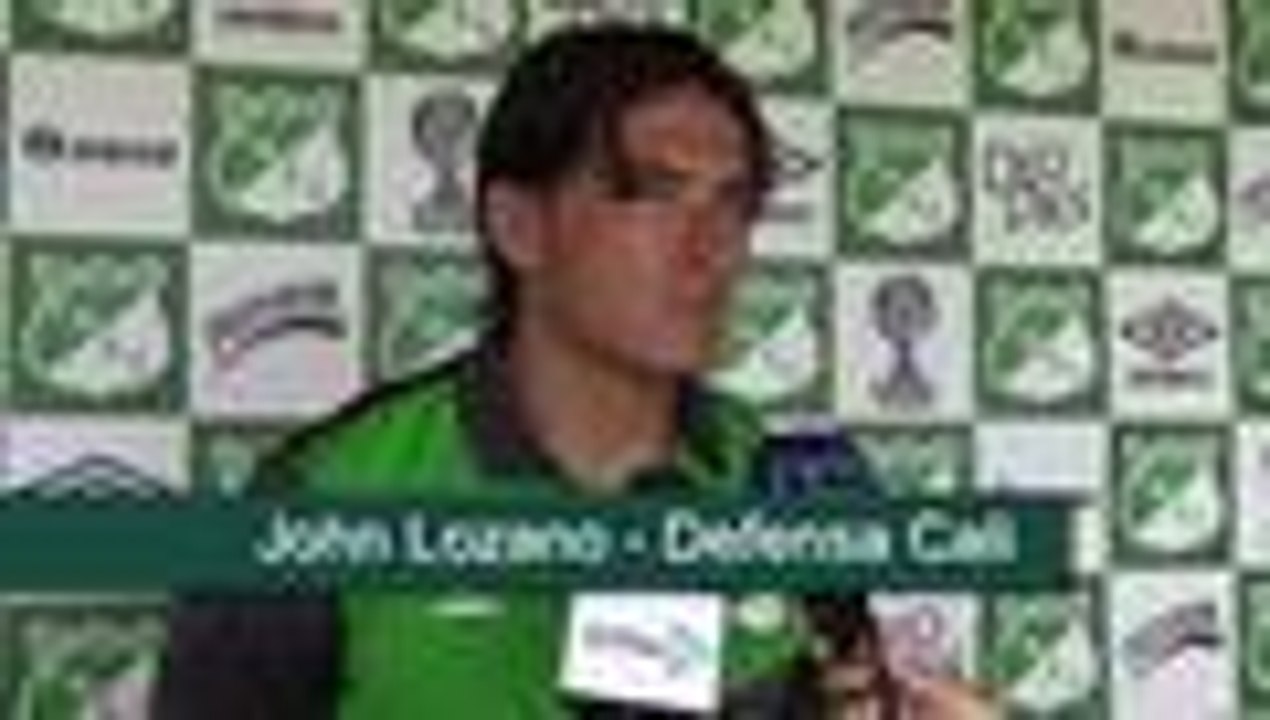 "Quiero hacer historia en el Deportivo Cali": John Lozano