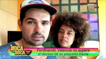 Ferdinando Valencia habló entre lágrimas de su  hijo