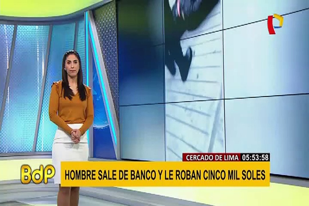 Cercado: capturan a delincuentes que robaron S/5 mil a hombre
