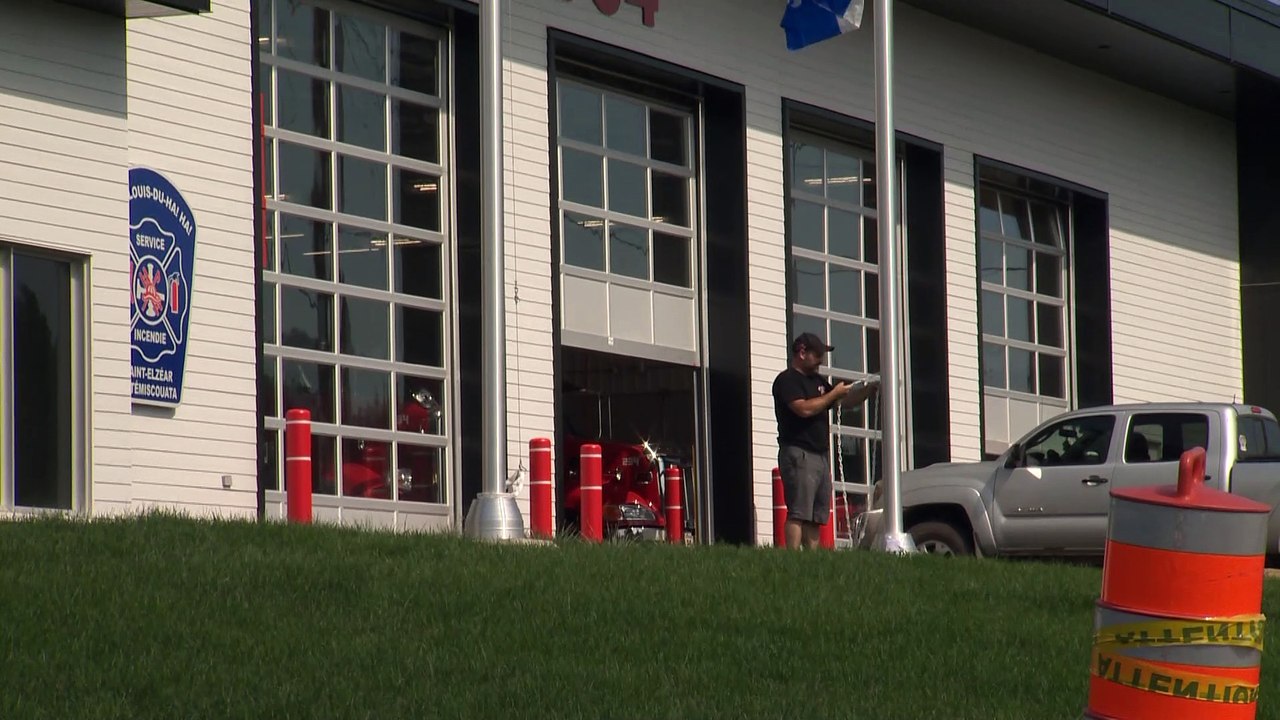 Les pompiers de Saint-Louis-du-Ha!-Ha! emménagent dans leur nouvelle caserne