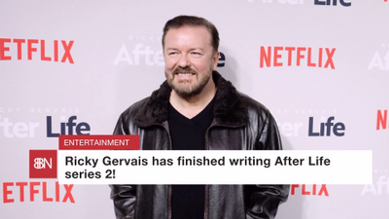 Ricky Gervais Is In The Writing Room