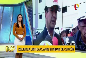 Izquierda critica a Vladimir Cerrón por pasar a la clandestinidad