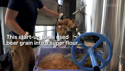 This start-up turns used beer grain into a super flour