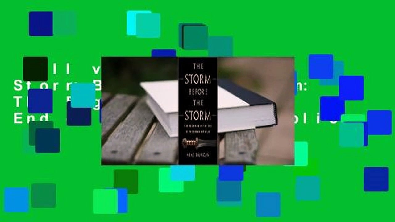 Full version  The Storm Before the Storm: The Beginning of the End of the Roman Republic  For