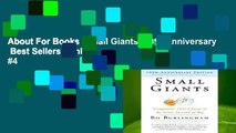 About For Books  Small Giants--10th-Anniversary  Best Sellers Rank : #4